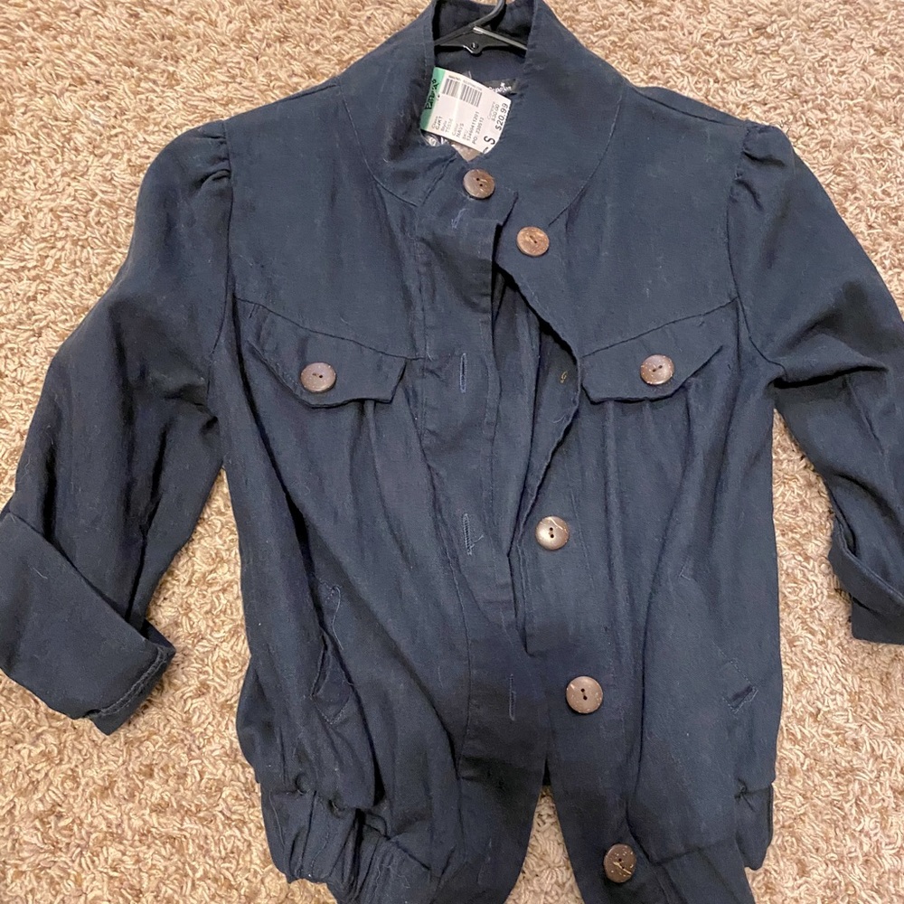 Papaya Blazer with buttons